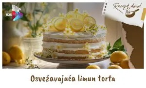 Osvežavajuća limun torta