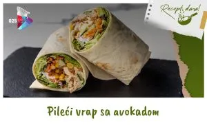 Pileći vrap sa avokadom