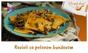 Ravioli sa pecenom bundevom