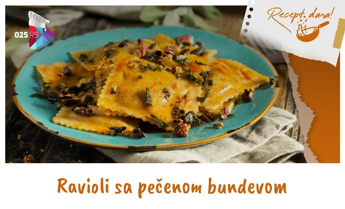 Ravioli sa pecenom bundevom