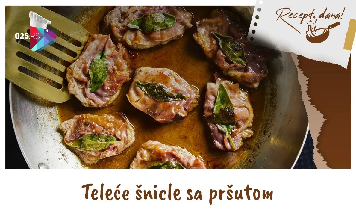 Teleže šnicle sa pršutom