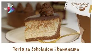 Torta sa cokoladom i bananama