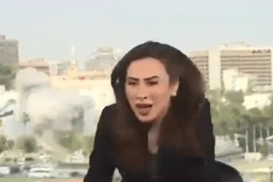 Lokalna televizija snimila trenutak napada na Damask: I reporterka i voditeljka se izbezumile u programu uživo (VIDEO)