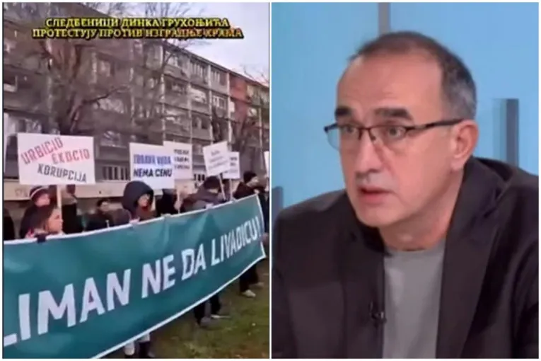 (VIDEO) Udar na SPC usred Novog Sada: Blokaderi digli protest samo zbog izgradnje pravoslavnog hrama na Štrandu